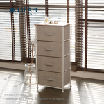 4 Drawer Fabric Storage Bins, , large