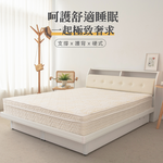【KIKY】浪漫滿屋乳膠三線蜂巢式獨立筒床墊3.5尺, , large