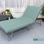 [台客嚴選] 可拆洗-移動式收納摺疊沙發床椅　碧綠, 碧綠, large