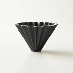 ORIGAMI Dripper M with Wooden Holder (Matt Navy), , large