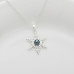 【Angel & Me】極光之星 珍珠 s925 純銀項鍊 雪花 情人 生日禮物, , large