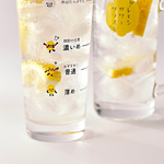Lemon soda glass with handle, , large