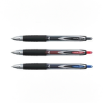 【三菱Uni】中性筆 0.7mm 2支入/組 UMN-207(黑/紅/藍)  -  藍色, , large