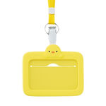 日本LIHIT A-7804 矽膠造型證件套(多款)黑貓, , large