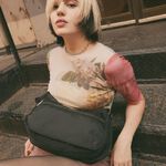 |快速出貨|Lesportsac Classic Hobo 經典斜背包 送禮-永恆黑, , large