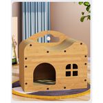 【AOTTO】DIY四季通用貓抓板貓屋別墅(CAT-101), , large
