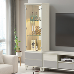 【Hampton 漢汀堡】克洛伊白榆木雙色2尺展示櫃, , large