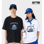 JZ TEE 黑貓-魚缸 印花短袖T恤, , large