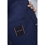 (L) 【陳喬恩私服】tommy hilfiger西裝中性寬鬆排扣藍色外套二手衣, , large