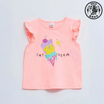 【SOLO Vintage】LCW Baby Toddler Cute Summer Ice Cream T-Shirt & Shorts 4 Piece Set Made in Turkey 3-4y, , large