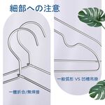 【AOTTO】50入組無印款鋁合金成人無痕衣架-凹槽款(LS-003*50), , large