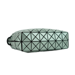 ISSEY MIYAKE Loop Metallic 金屬光澤拉鍊肩背/斜背包/灰綠色, , large