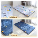 【台灣製造】天然原色細編消暑蓆 厚度5cm 單人3尺｜星空漫步｜四季可用 涼感蓆面 三折床墊 草蓆, , large