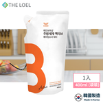 【THE LOEL】抗菌濃縮天然洗潔精 400ml (袋裝)  x 1入, , large