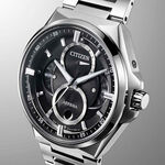 CITIZEN 星辰 鈦金屬 光動能三重日曆月相手錶/42mm BU0060-68E, , large