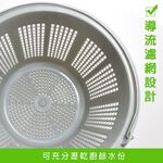 金德恩 GS MALL 台灣製造 12公升 菜渣廚餘回收桶 廚餘收納桶 廚餘回收桶 廚餘桶 回收桶 菜渣桶 廚房收納桶, , large