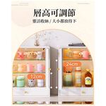 【AOTTO】免組裝復古風鐵藝桌上收納展示櫃(TA-703W), , large
