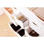 [O-Life] Stackable Desktop Drawer Cabinet-2 Drawers Black Model, , large