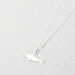 【Angel & Me】Cute Shark s925 sterling silver necklace Valentine Day Birthday gift, , large
