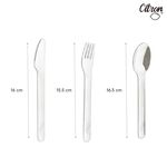 官方直營【Citron】兒童餐具三件組(含收納袋)_ 浪漫粉, , large