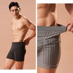 【現貨】MIT台灣製貝柔 竹炭纖維男內褲 平口褲 P8744, , large