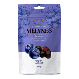 Freeze dried blueberries dark chocolate