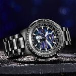 CITIZEN 星辰 100週年限量宇宙幻彩 飛行錶 光動能電波手錶 BY3005-56E, , large