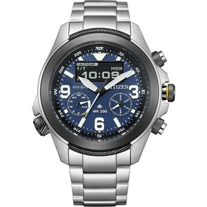 CITIZEN 星辰 Promaster 限量光動能液晶顯示手錶 JV1006-51L