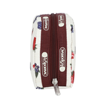 Lesportsac Square Cosmetic 方形收納化妝包 盥洗包 收納袋 送禮 禮物 推薦 女包(奶油莓果), , large