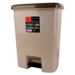 25L Pedal Wastebasket, , large