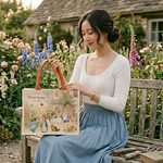 【世豐】PETER RABBIT 比得兔帆布大手提袋 手提袋 購物袋 環保購物袋 手提包 外出包 帆布袋 環保袋, , large