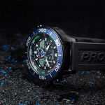 CITIZEN 星辰 PROMASTER 限量光動能萬年曆計時手錶 JR4065-09E, , large