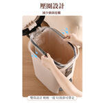 【AOTTO】20L現代簡約兩用垃圾桶(按壓+腳踏)(CL-202), , large
