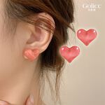 【Gulicc】古莉可 耳環  果凍愛心耳釘 韓國, , large