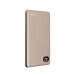 【Timo】數顯金屬超薄磁吸無線充行動電源 5000mAh (支援Magsage磁吸) - 琥珀金, , large