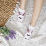 [Kaimei Cotton Industry] 8 pairs of sets, random and excellent, made in Korea, pure cotton fine needle Korean style style socks - super cute bunny style Kaimei Cotton Industry, , large
