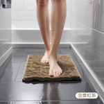Soft and extremely thick cake velvet absorbent floor mat 1 set 40x60cm, , large