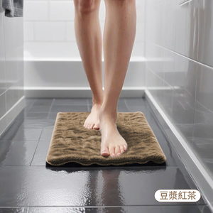 Soft and extremely thick cake velvet absorbent floor mat 1 set 40x60cm
