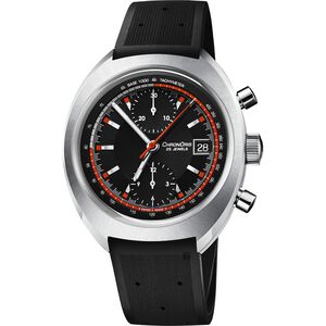 ORIS豪利時 CHRONORIS 限量賽車計時機械錶-黑/40mm 0167377394034-SetRS