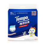 Tempo極致羽柔3層抽取衛生紙90抽12包, , large
