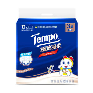 Tempo 3Ply Softpack Tissue Neutral 90pcs