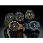CASIO 卡西歐 G-SHOCK 街頭軍事系列八角電子錶-軍綠 GA-2110SU-3A, , large