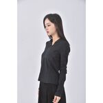 (S) hang ten質感棉質純棉連帽黑色長袖上衣二手衣, , large