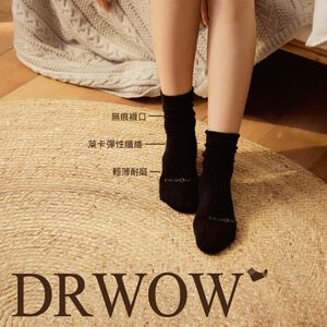 【現貨】MIT台灣製DR.WOW 抑菌消臭零痕跡寬口襪 女款 DR5722