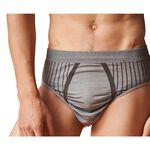 【現貨】MIT台灣製 貝柔 竹炭纖維男內褲 三角褲 P8743, , large