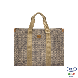 【Bric's】 X-collection 歌劇院托特包(M) BXG45852 - 混羊毛堅果色