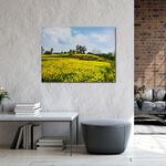 【御畫房】油菜花 國家一級畫師手繪油畫60×80cm(VF-02), , large