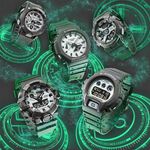 CASIO 卡西歐 G-SHOCK 綠光系列運動手錶 GA-700HD-8A, , large