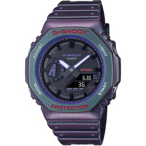 CASIO 卡西歐 G-SHOCK 電競玩家 炫彩烤漆 八角 手錶 GA-2100AH-6A