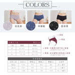 【Clany可蘭霓】 台灣製涼感竹炭遠紅外線印花抑菌消臭M-XL防漏生理褲 迷迭紫 2235-91, , large
